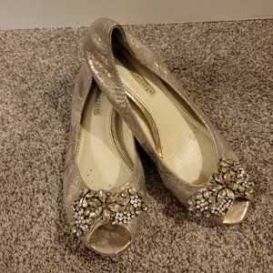 Vera Wang Lavender Vero Cuoio flats, size 9
